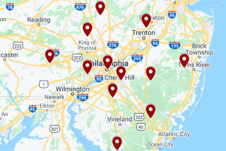 First Choice Restoration – Service Area Map Image